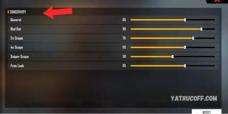 Best Sensitivity Settings For Free Fire